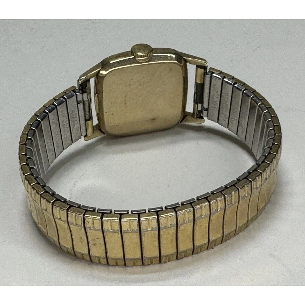 VTG Antique Elgin 14k GF Mens Watch Wind up 21 Jewel Works